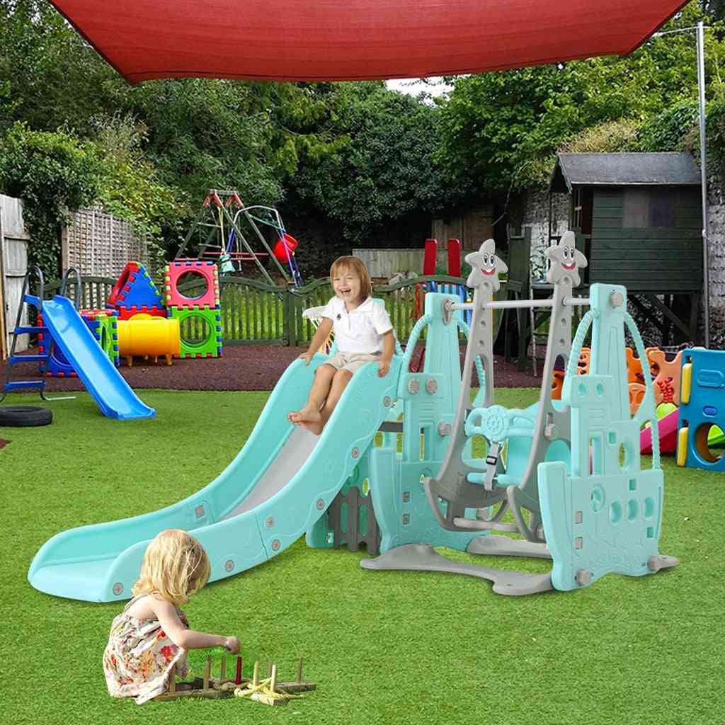 Children's Slide Basketball Frame, Climbing Stairs, Unisex Indoor And Outdoor Use