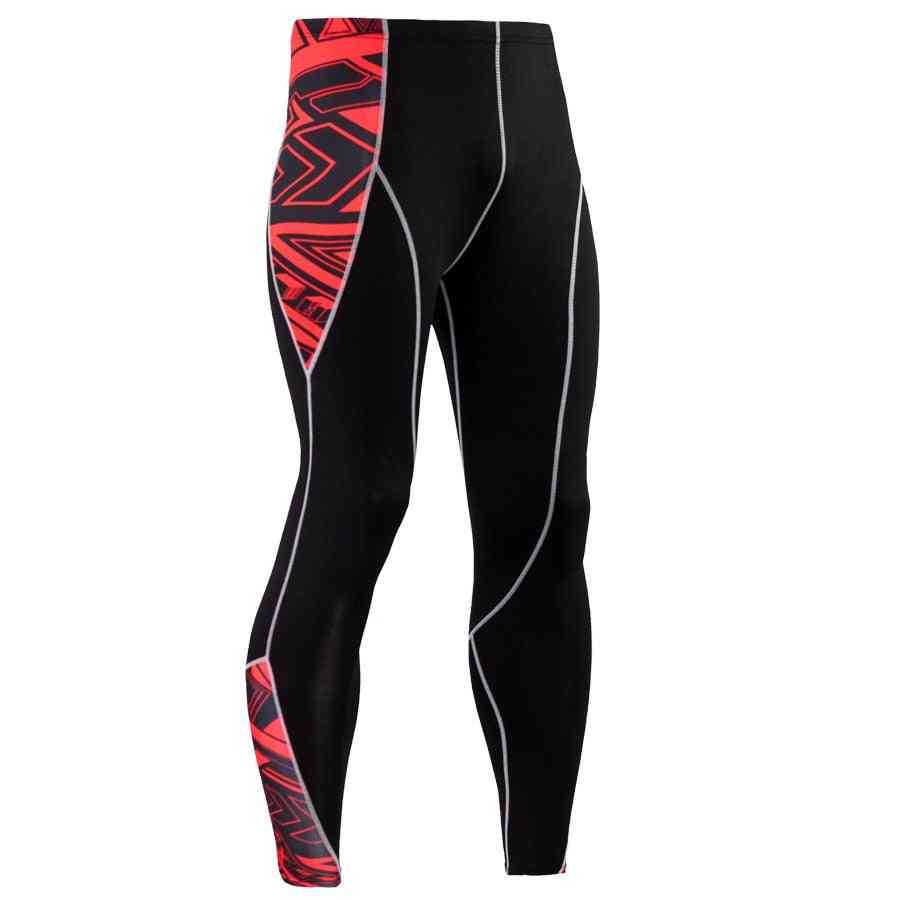 Men Compression Tight Leggings, Running Sports Male Gym Fitness Pants