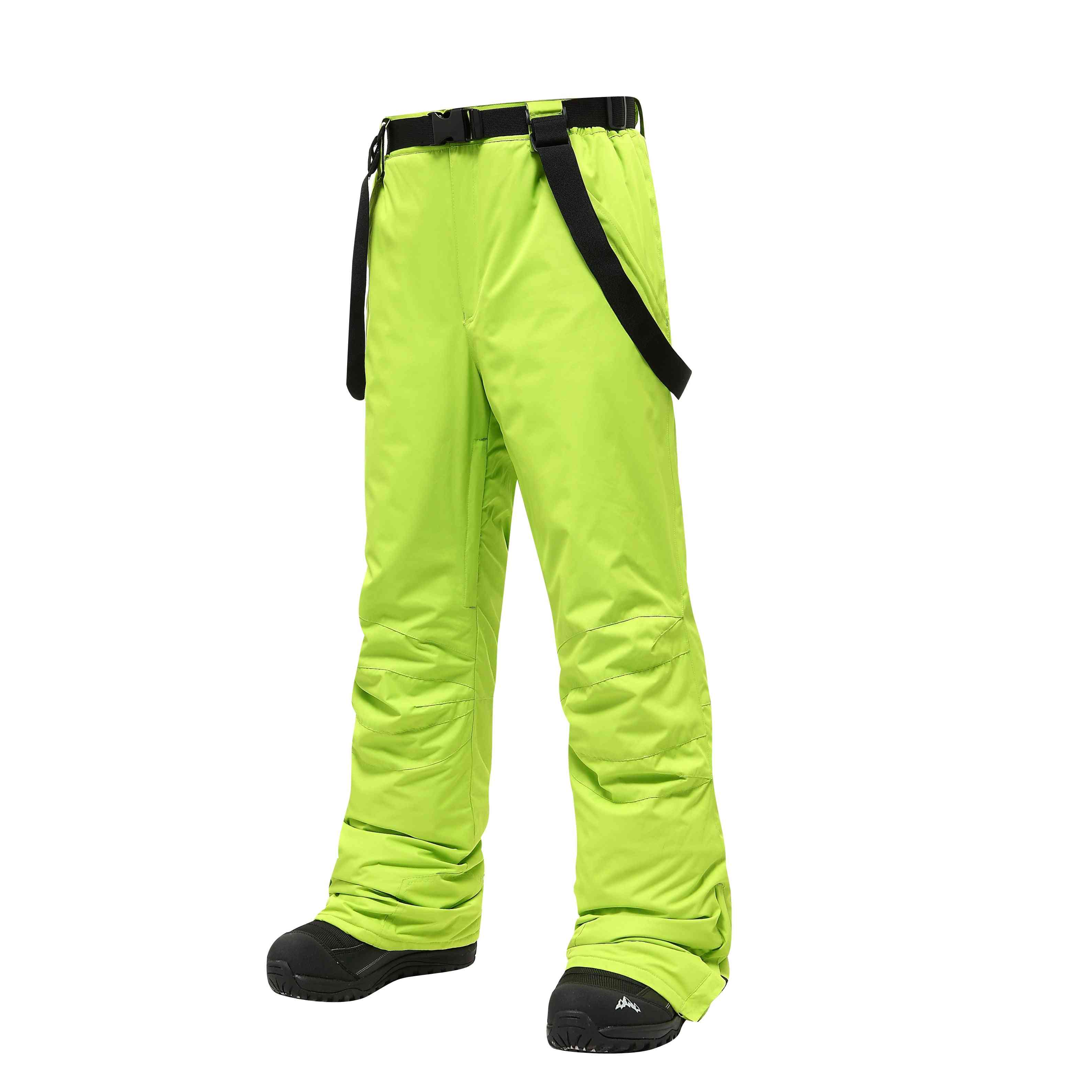 -Pantalones de snowboard para hombres de 30 grados, pantalones impermeables