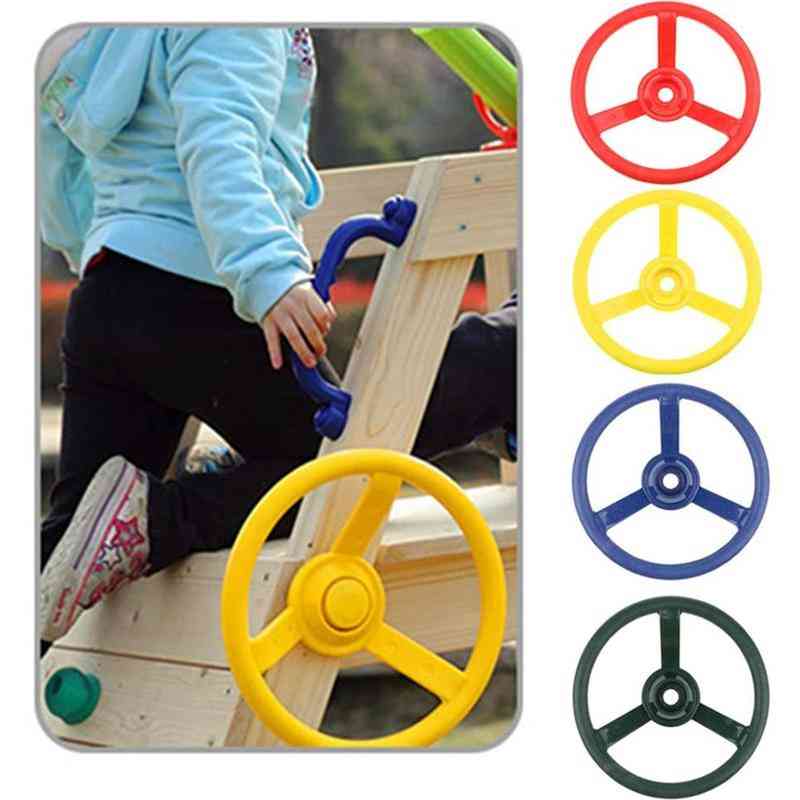 Children's Small Steering Wheel For Use On Swings And Playground