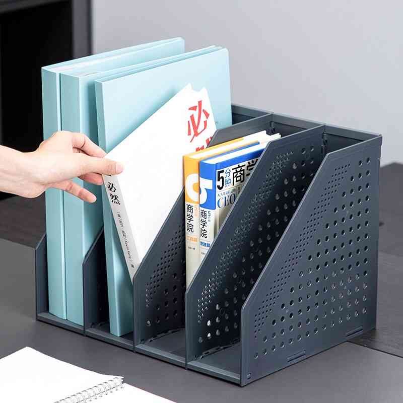 Desktop Folding File Shelf Book Stand Box
