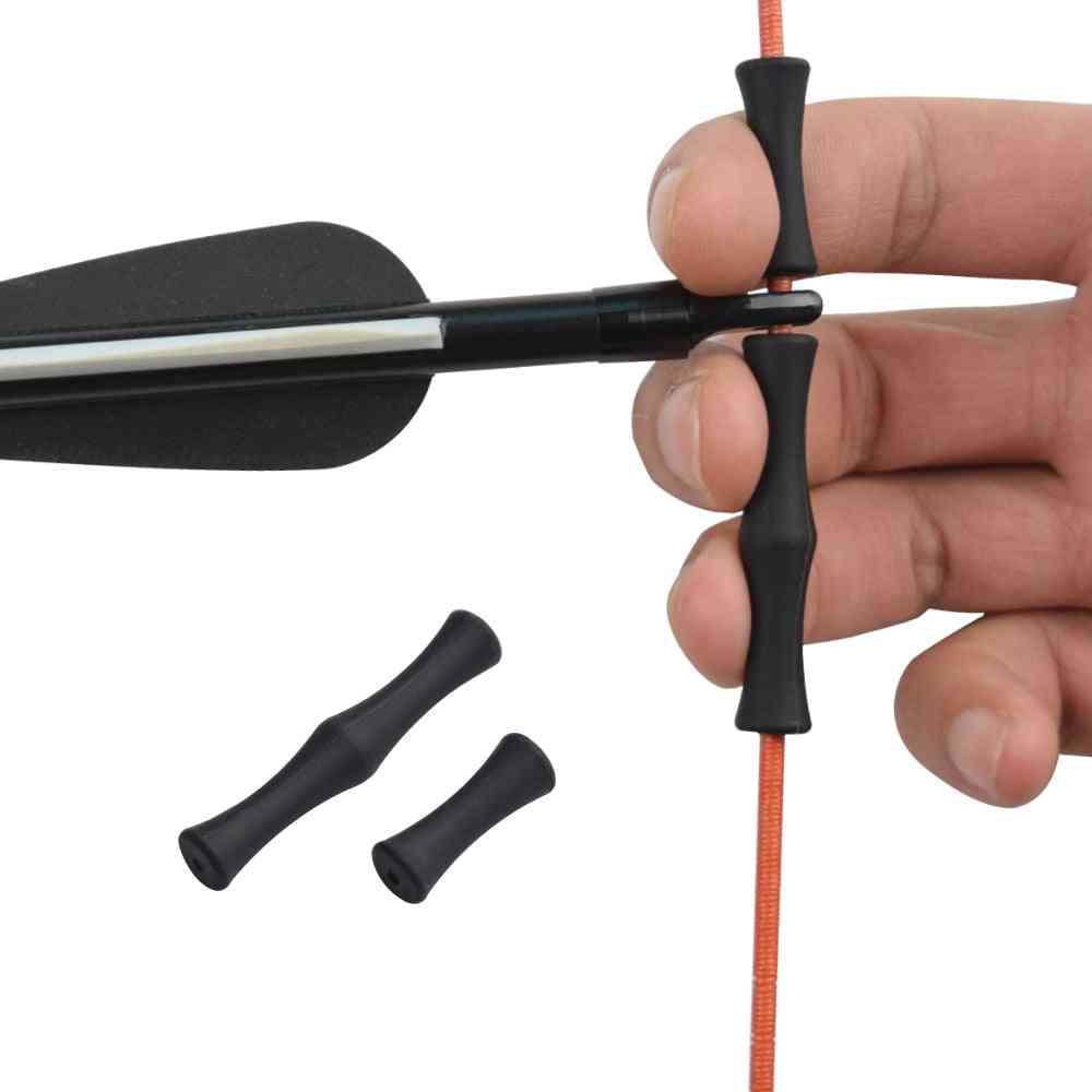 Archery Guard Bowstring, Finger Saver Tab Flecha Silicon Release Archerys Recurve Bow