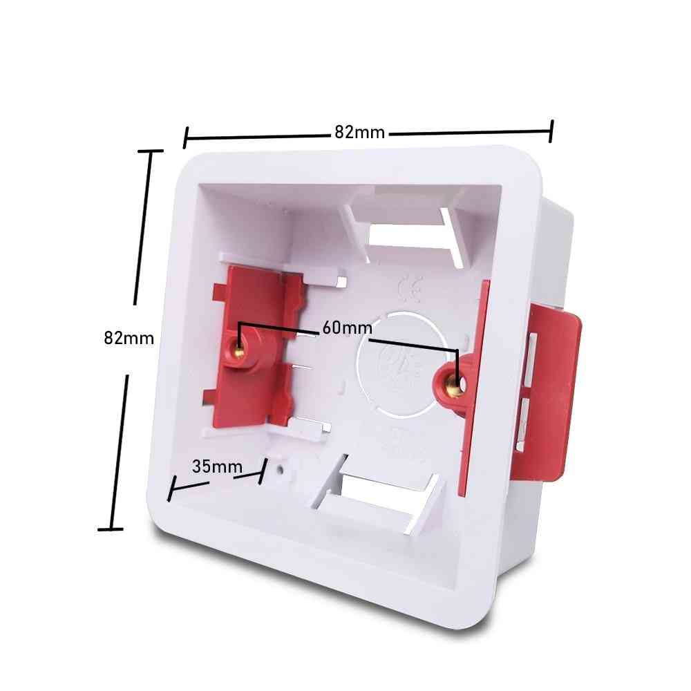 Wallpad boîte à revêtement sec simple pour plaque de plâtre plaque de plâtre britannique standard boîte de montage profondeur 35 mm - 1 unité