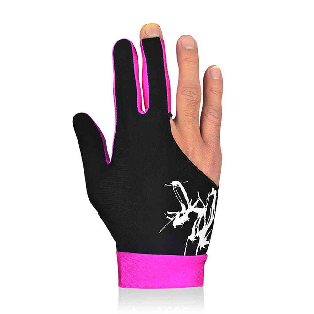 Billiard 3 Fingers Cue Sports Gloves & Women