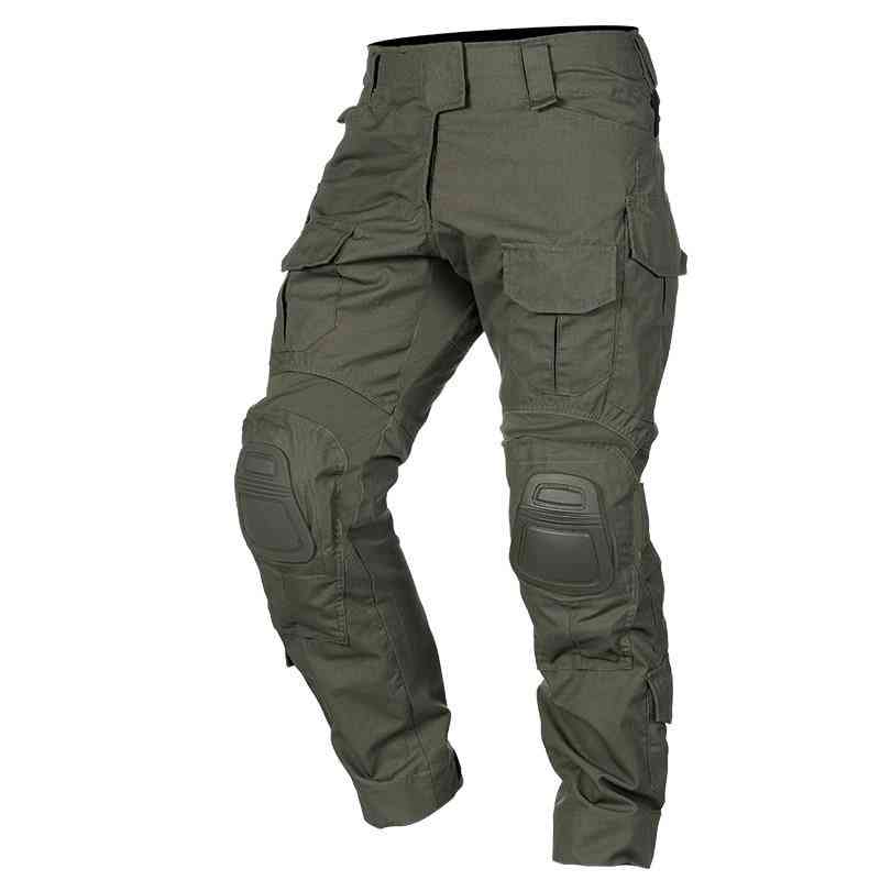 Tactical Pants With Knee Pads, Airsoft Camping Hiking Hunting Bdu Ripstop Combat Pant