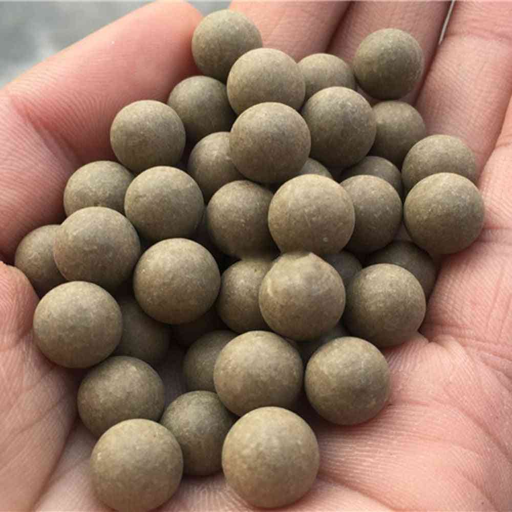 10 mm-es csúzli gyöngyök, amelyek sárgolyókat tartalmaznak - nem mérgező csúzli lőszer tömör agyaggolyók kültéri vadászatra (zöld)