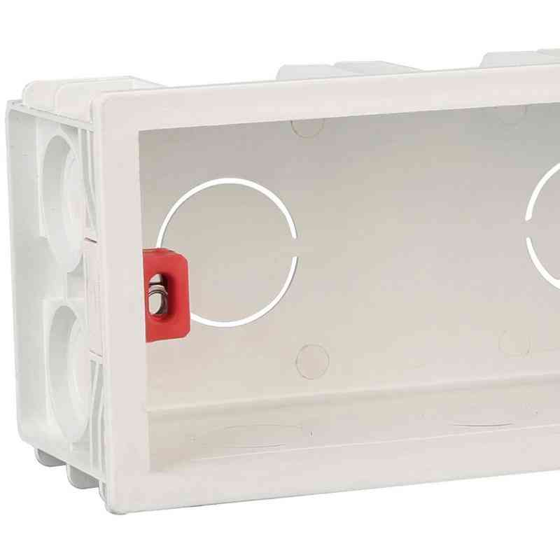 Scatola di montaggio tipo 118 scatola di giunzione interna scatola di cablaggio presa interruttore della luce a parete scatola standard us au - 186mm / rossa