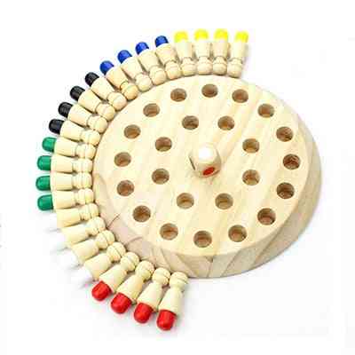 Barn tre minne minne pinne sjakk-3d puslespill brettspill, pedagogisk farge dyr kognitiv evne leketøy gaver