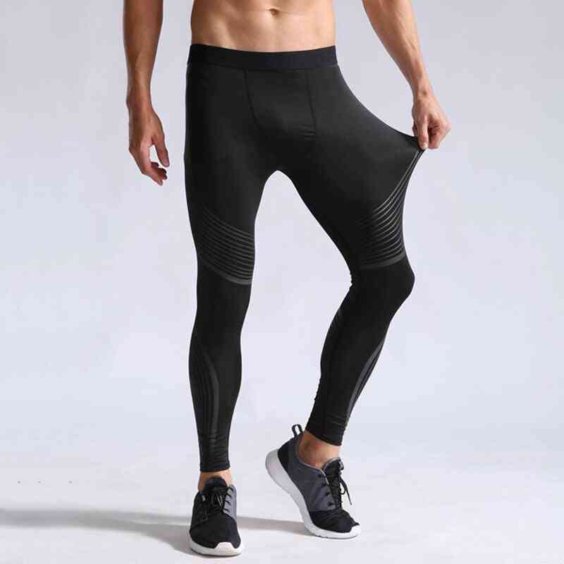 Spodnie kompresyjne męskie legginsy, legginsy męskie spodnie sportowe- legginsy sportowe fitness