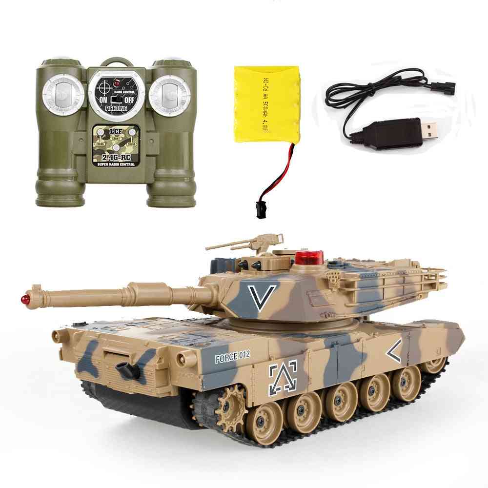 Remote Control Tank Against Rc Parent-children Infrared With Turret Model Battle Toy Car