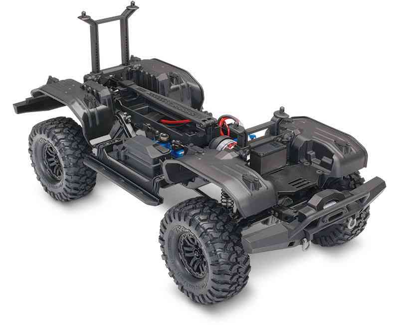 Terræn gummi spor hjul robot chassis militær lastbil klatring modificeret bilsæt