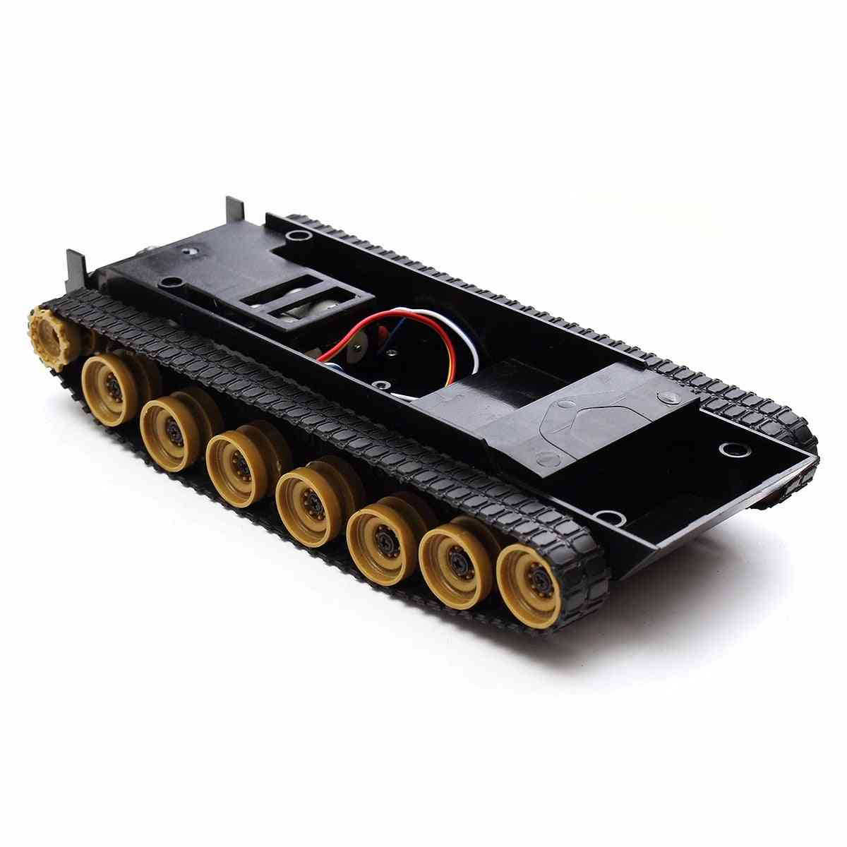 Tank Smart Robot Car Chassis, Rubber Track Crawler Kit