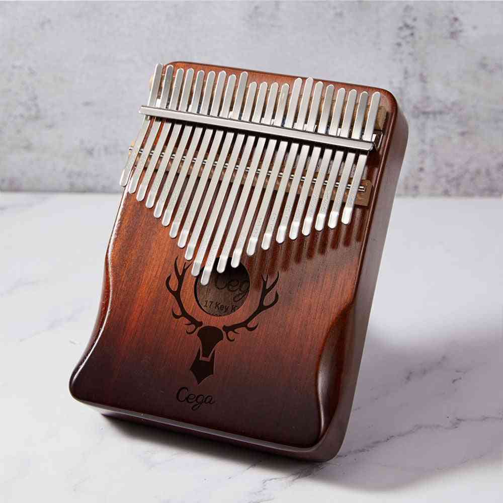 21 nøkkel kalimba høykvalitets acacia musikkinstrument-finger tommelpiano