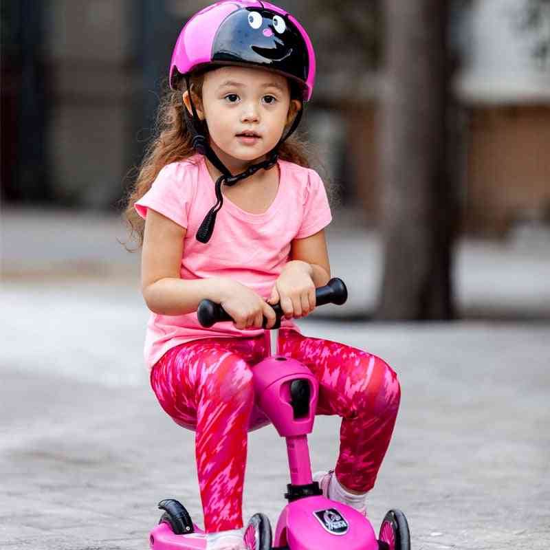 Bicicleta equilibrada 3 em 1, scooter de três rodas, brinquedos de triciclo ao ar livre para bebê
