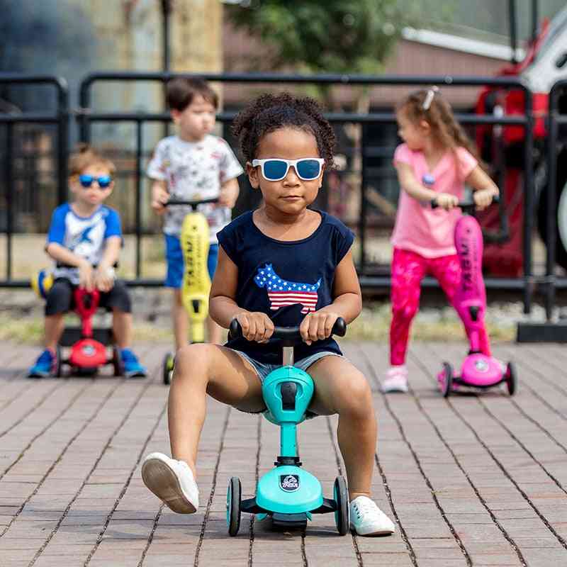 3-i-1 balansesykkel, trehjulsscooter, utendørs trehjulssykkel for baby