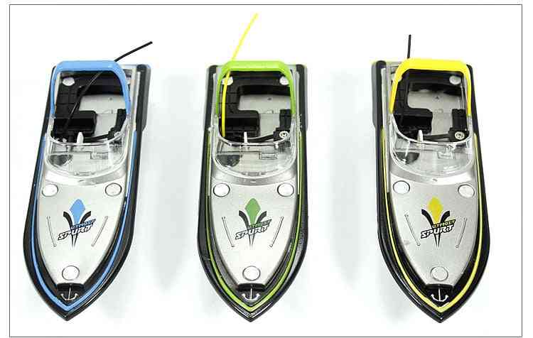 Télécommande de barco de bateau de rc, mini modèle de bateau de course de rc, hors-bord pour cadeau d'enfant