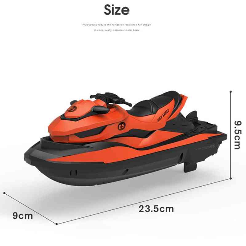 Smrc mini control remoto, modelo de juguetes para niños de lancha motora para esquí acuático verano