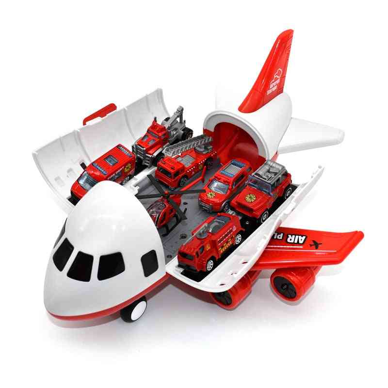 Airplane Toy -large Storage Transport Aircraft With Alloy Truck Vehicle
