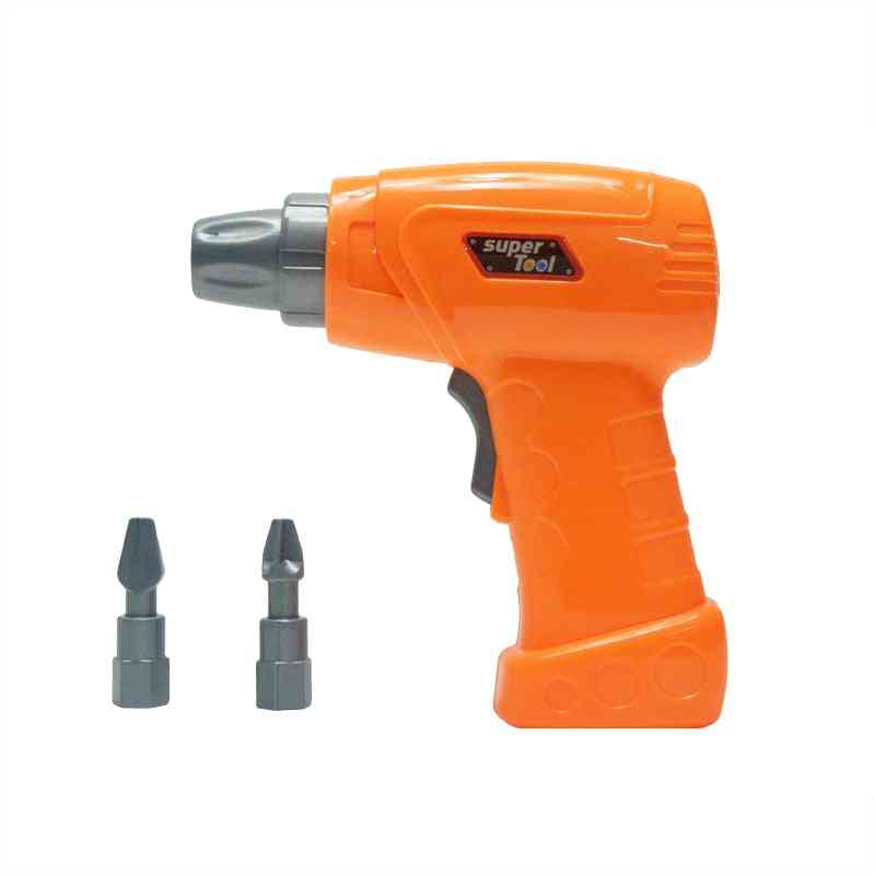 Plastic Simulation Maintenance Tool Electric Drill Education Toy