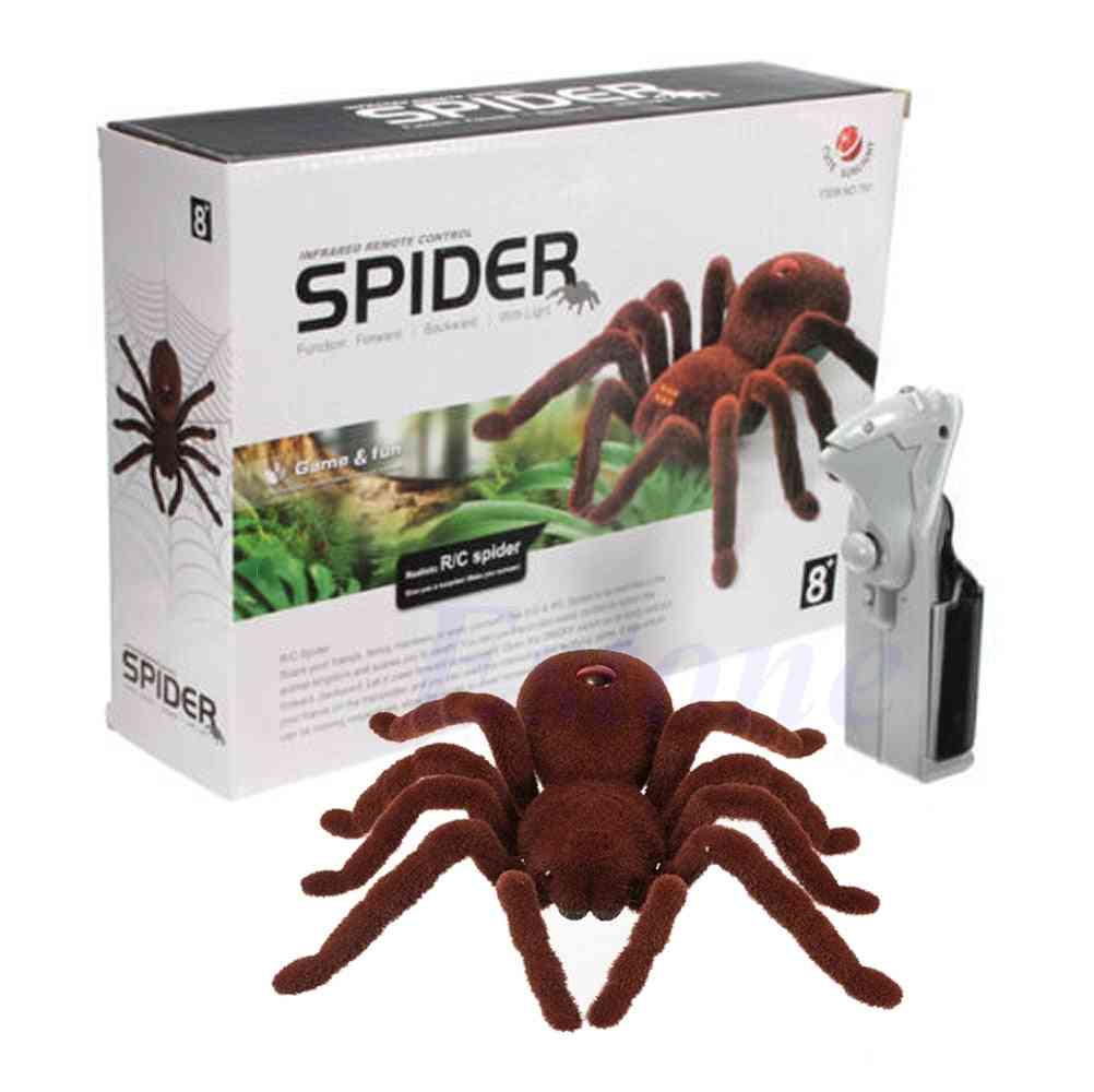 Remote Control Soft Plush Spider -infrared Tarantula Toy