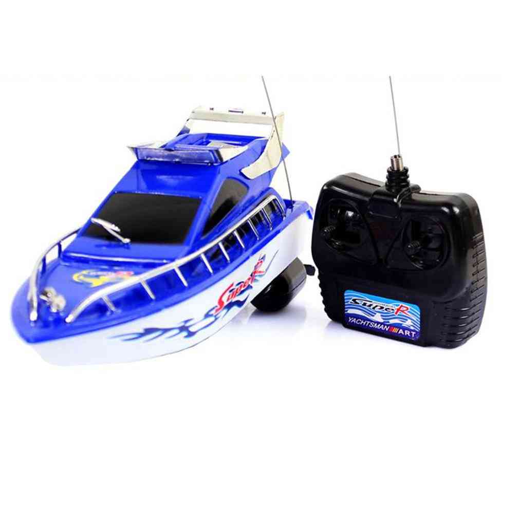 Rc speedboat super mini elektrisk fjärrkontroll höghastighetsbåt, 4ch 20m distansfartyg rc boat game-leksaker barn