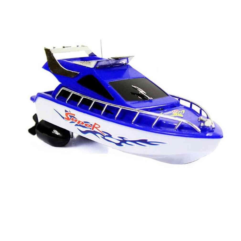 Barco de alta velocidade rc speedboat super mini elétrico de controle remoto, 4ch 20m barco rc game game - brinquedos para crianças