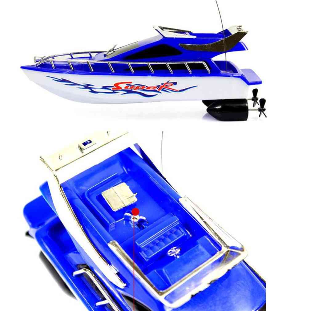 Rc speedboot super mini elektrische afstandsbediening hogesnelheidsboot, 4ch 20m afstand schip rc boot spel- speelgoed kinderen