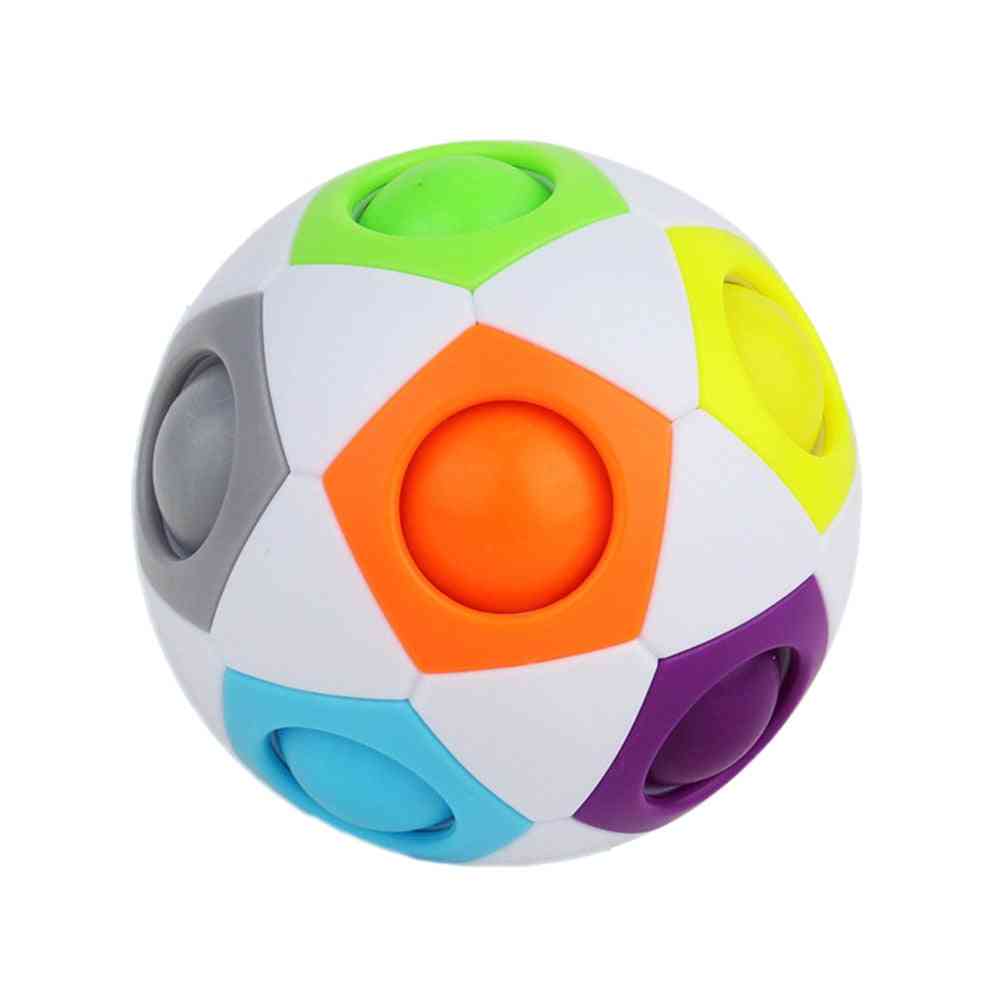 Rainbow Jigsaw Ball-learning Toy For Kid's Logical Thinking