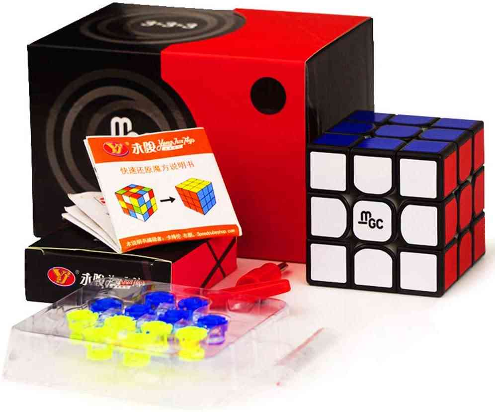 Cubo magico elite cubing speed gan, puzzle magnétique de cube magique professionnel de l'air
