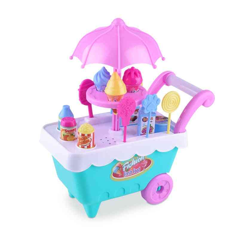 Ice Cream Candy Trolley Kit-role Play Game For