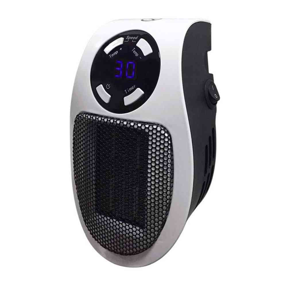 Remote Control Wall-outlet, Mini Electric Air Heater