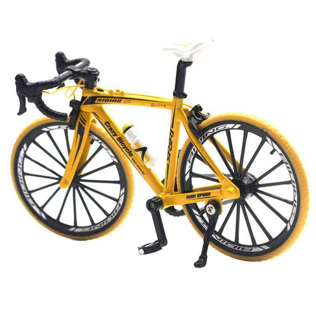 Modelo de bicicleta bicicleta de montaña ciclo de carreras cruzadas modelo mini colección de juguetes, regalo clásico para niños excelente colección