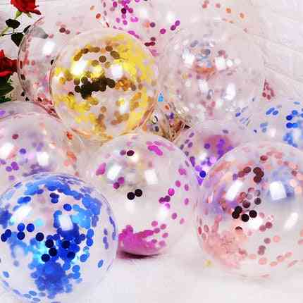 Glitter Confetti Latex Air Balloons For Wedding/christmas Decoration/ Baby Shower/ Birthday Party