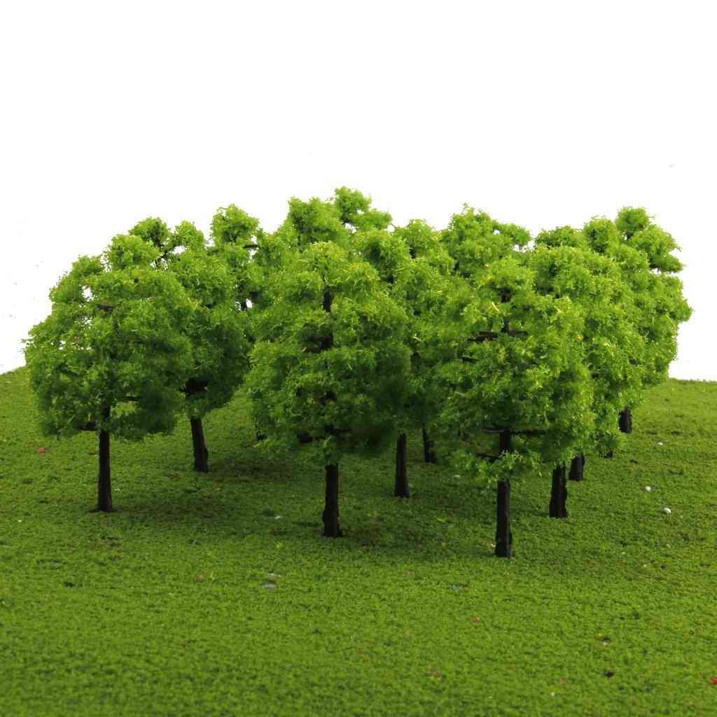 1/100 Scale Mini Plastic Model Trees For Kids Classroom Park Layout/projects
