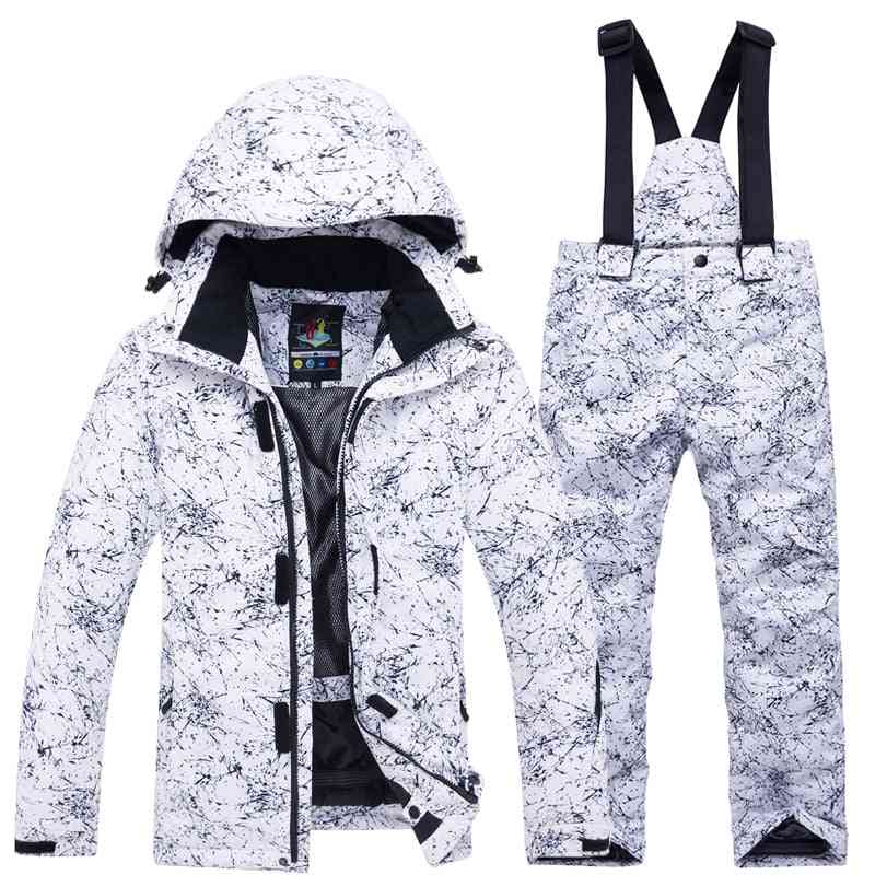 - Skijaška jakna od 30 stupnjeva za snowboard, hlače, vodonepropusna termalna zimska odjeća, žene