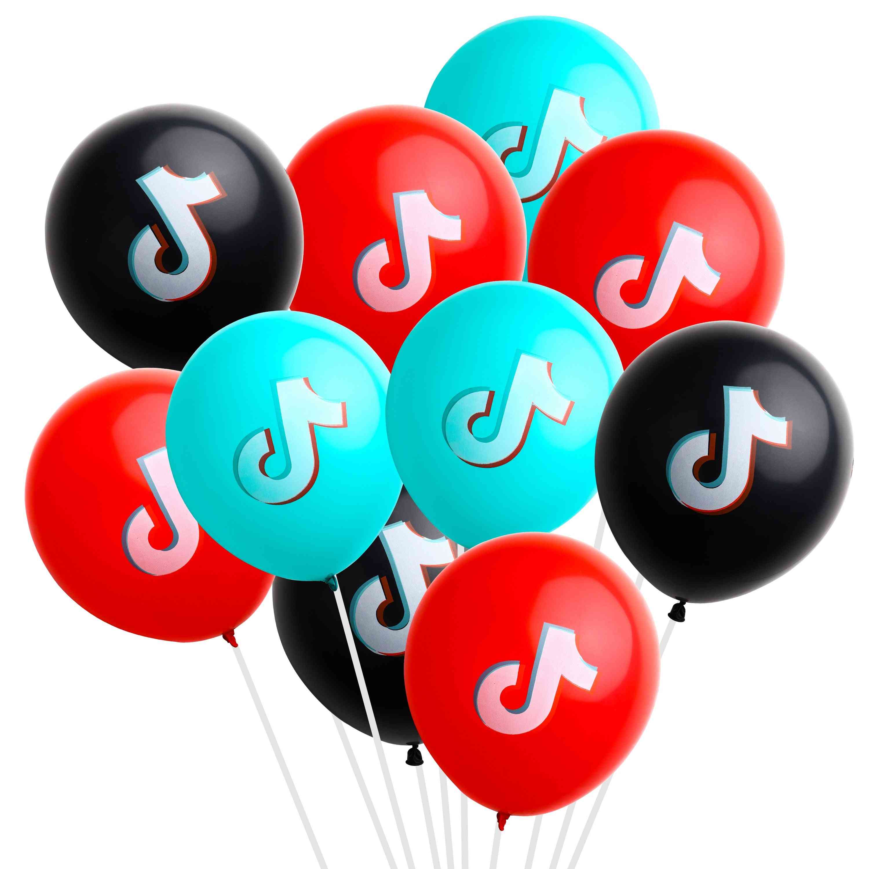 Tik Tok Theme Balloon For Birthday Party Decoration
