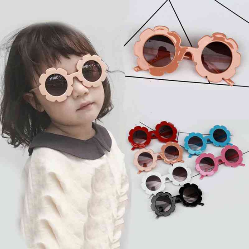 Round And Flower Shape Kids Sunglasses
