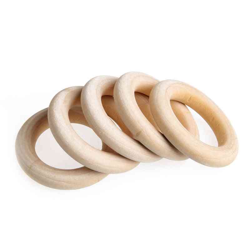 Diy Natural Wooden Rings For Diy Crafts/bracelets