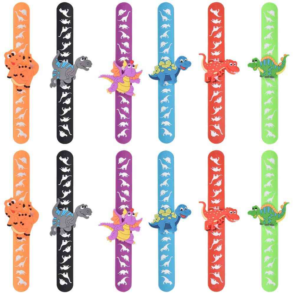 Dinosaurier Slap Silikon Armbänder Spielzeug für Kinder (22 x 3cm)
