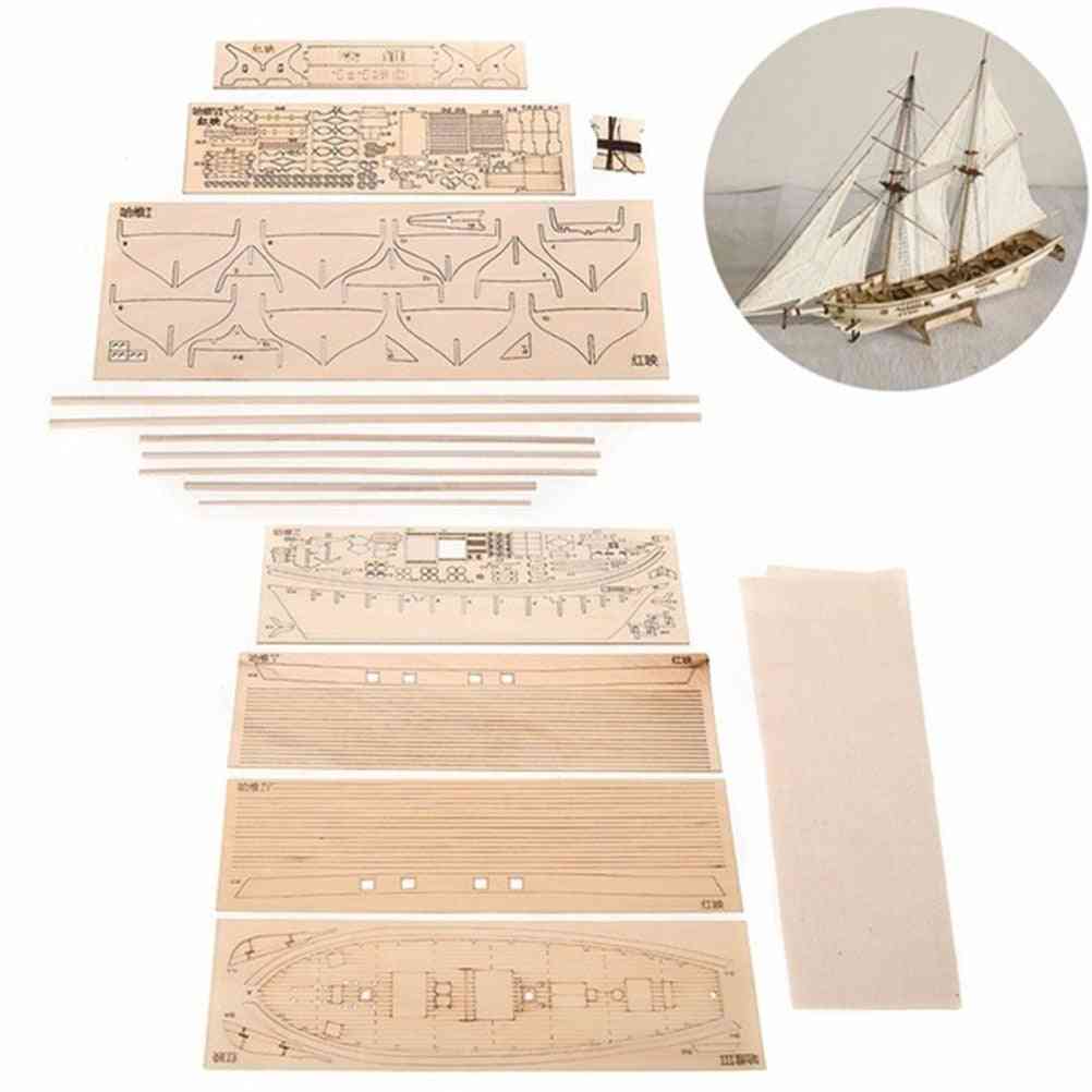 Maquette de voilier kit d'assemblage de bateau bricolage