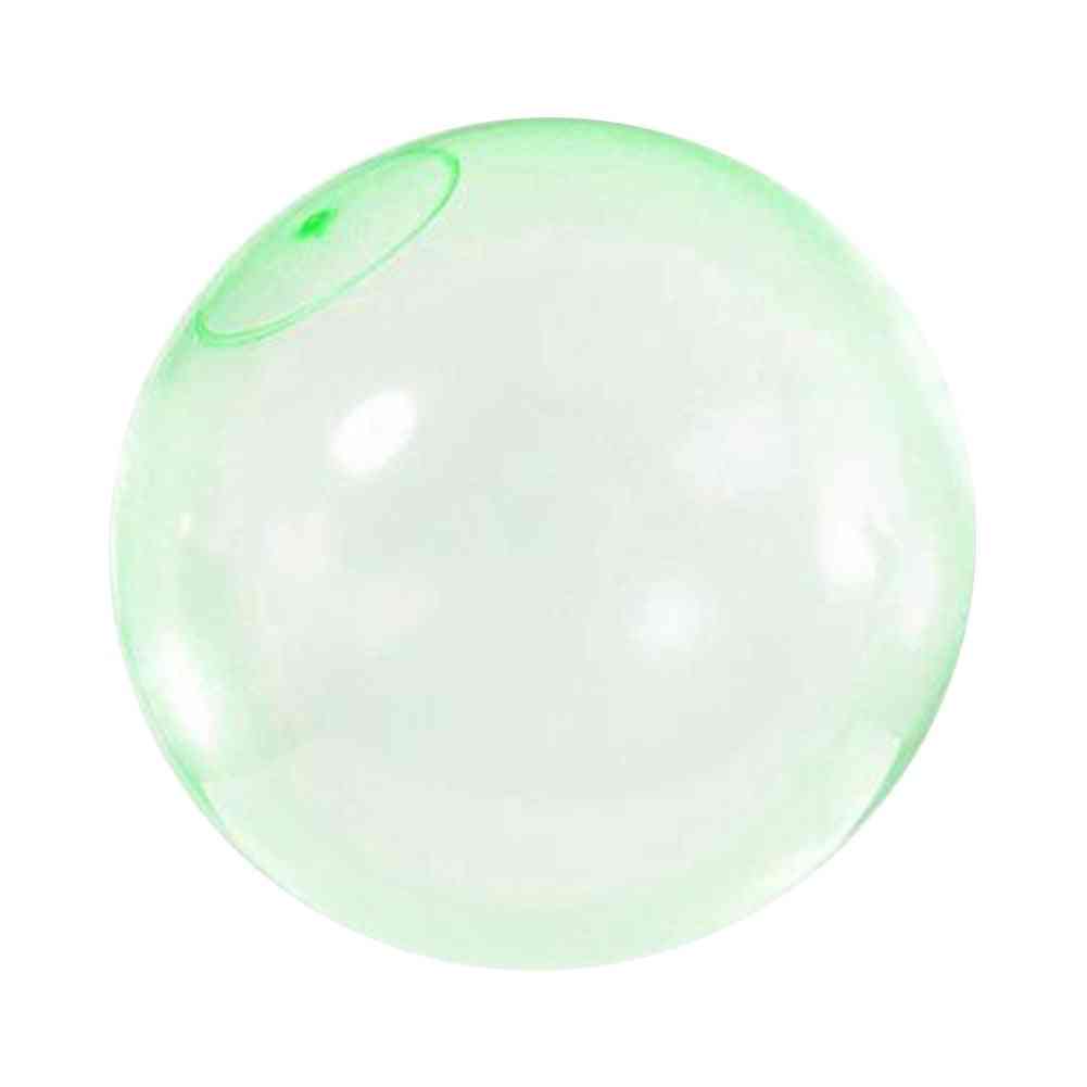 Bola de burbujas duradera inflable, increíble súper wubble resistente al desgarro al aire libre