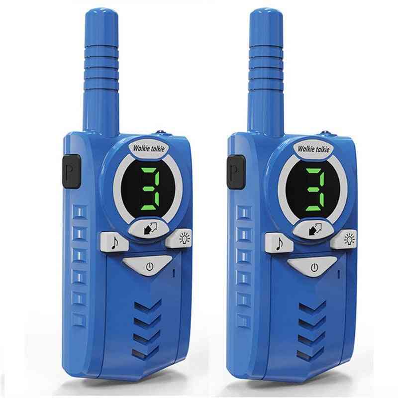2pcs Of Walkie Talkie-two-way Radio Transceiver With Flashlight For Kids