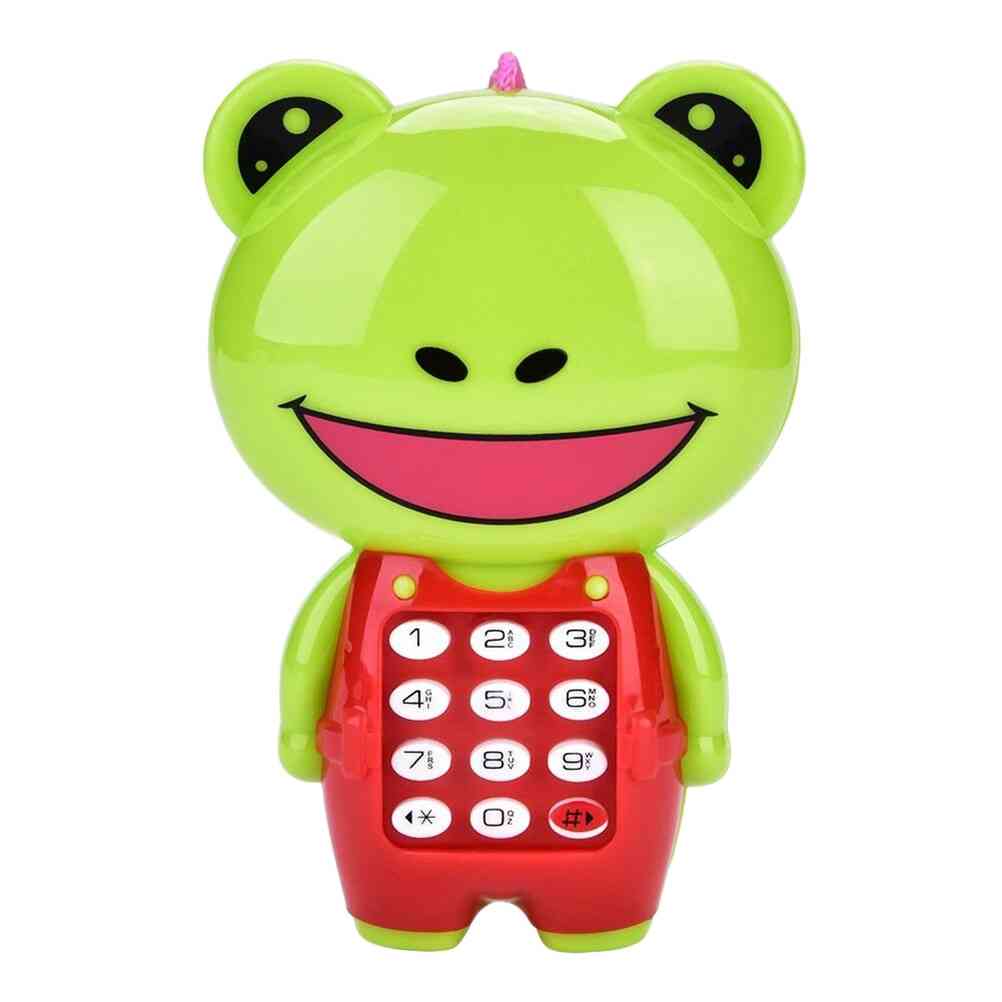 Creative Cartoon Pattern Musical Phone Model-electric Toy For Kids