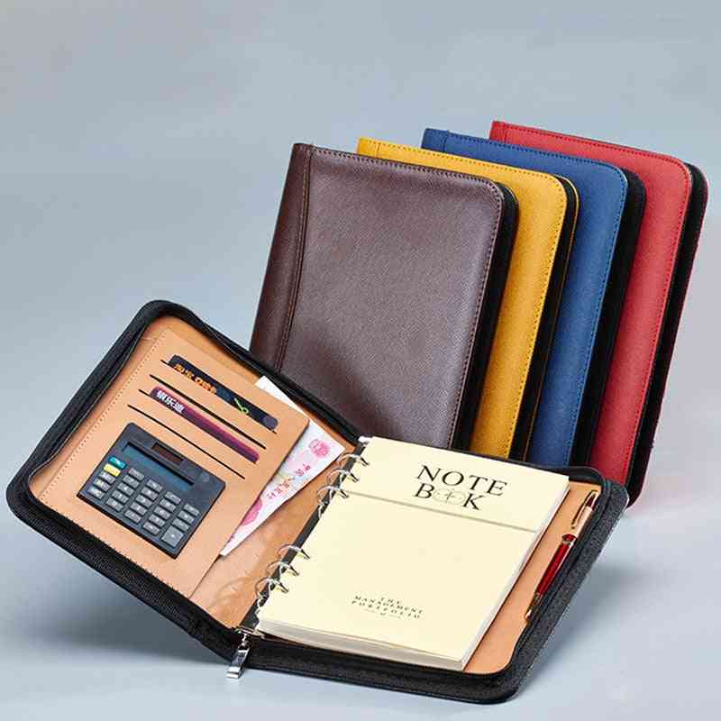 Viazač na kalkulačky na zošity a denníky, kniha so špirálovými poznámkami, taška
