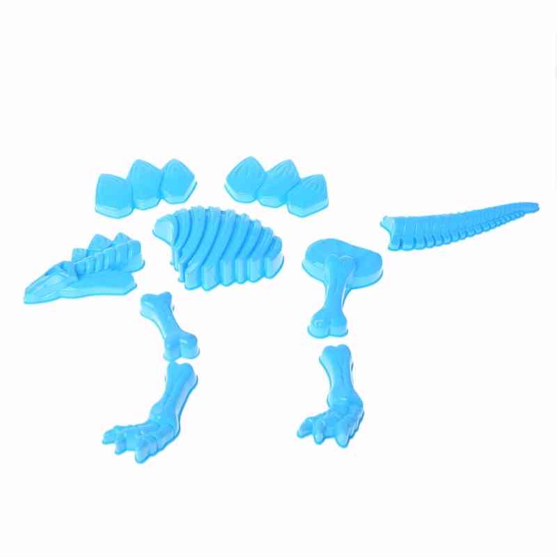 забавен скелет на динозавър кост пясък плесен-играчки за плаж
