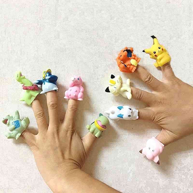Pokemon Pikachu Finger Doll, Model Anime Hand Puppet Collection