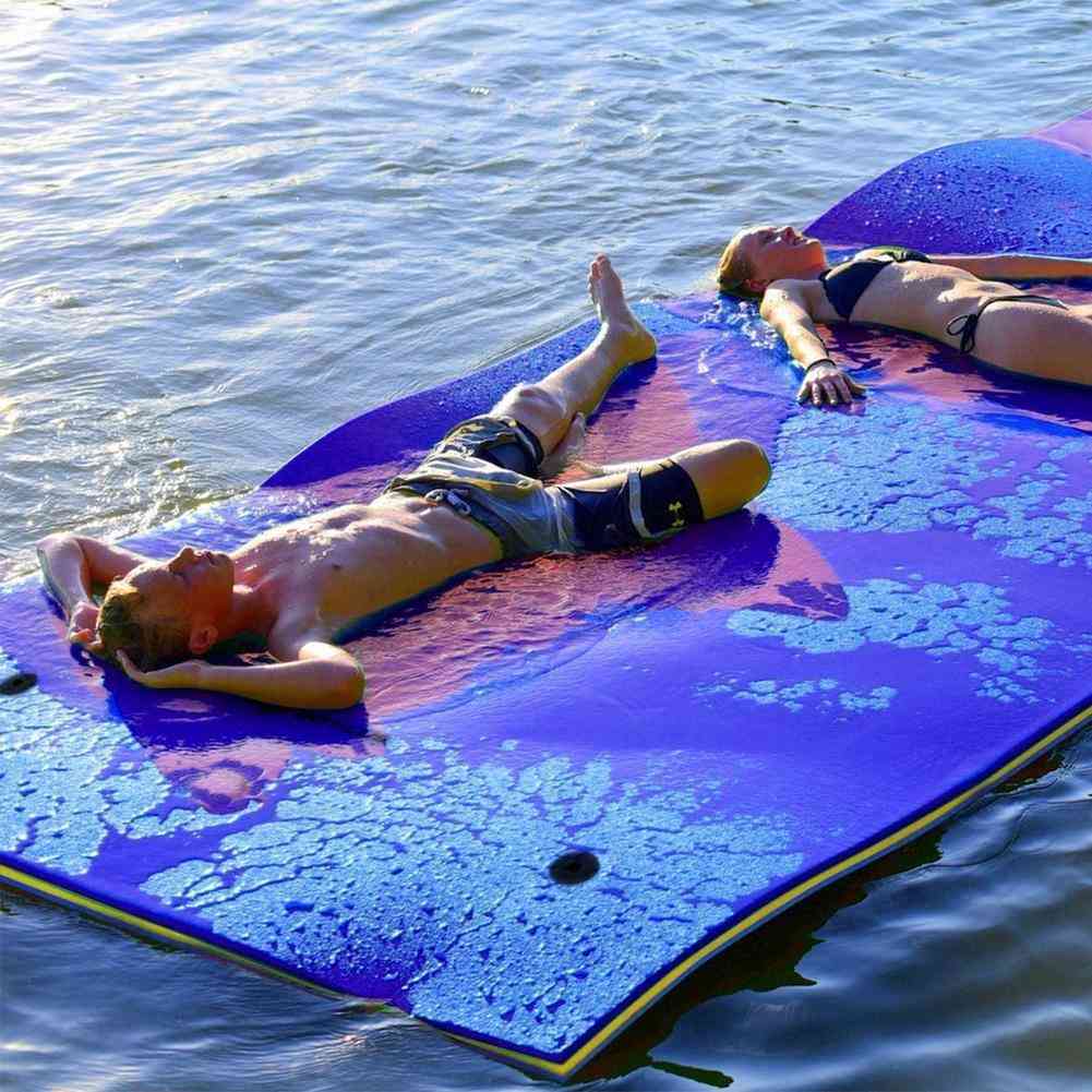 Almohadilla flotante de espuma xpe antidesgarro de 2/3 capas durable para la comida campestre de la piscina del entretenimiento del agua