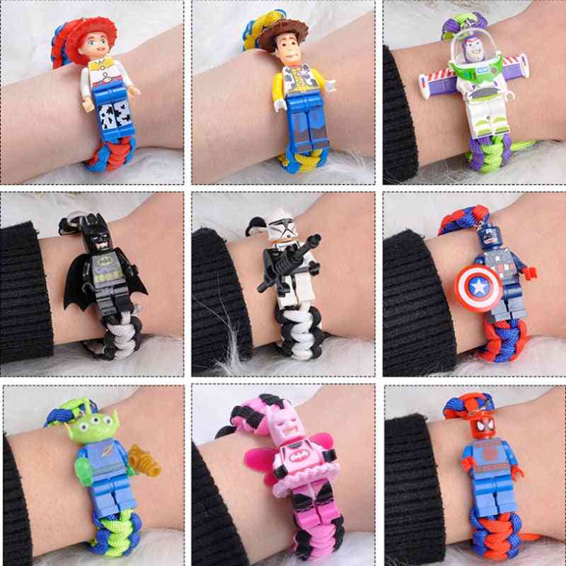 Anime marvel buzz lightyear armband, action figure spiderman armband kid gift speelgoed