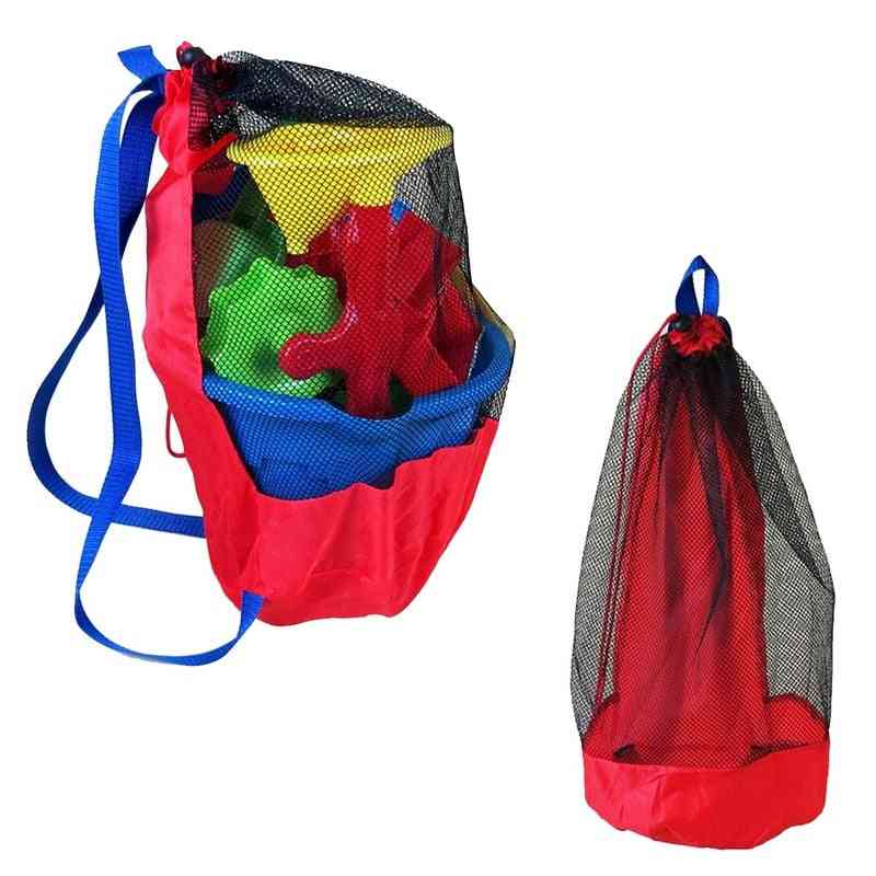 Portable Beach Storage Mesh Net Bags For Kids