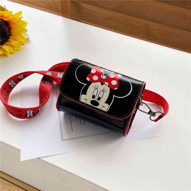 Mickey mouse girls messenger bag, ny liten väska - pojke och flicka minnie myntväska